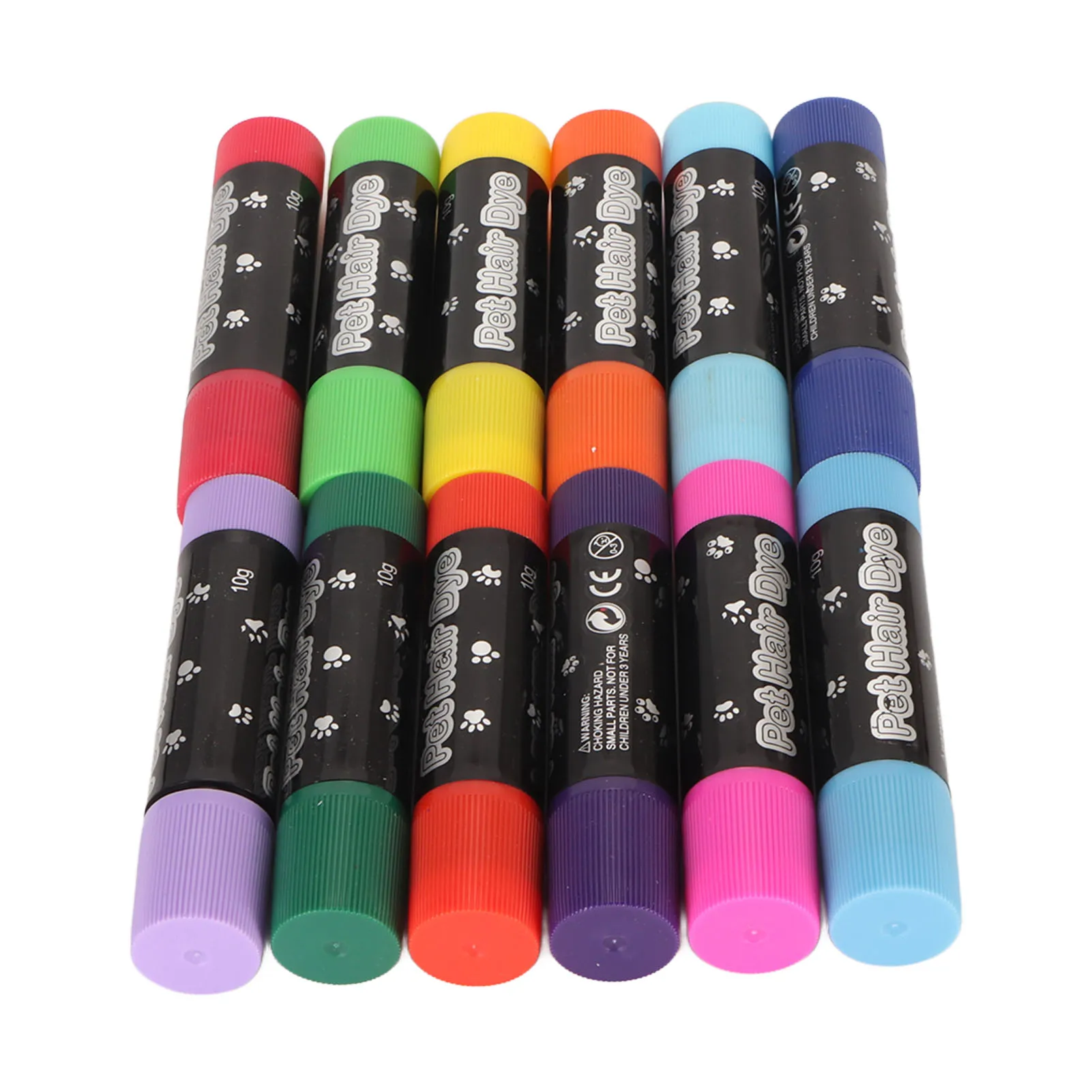 Pet Hair Paint Dye Pet Paint Pen Plastic and Pigment Multipurpose Washable DIY Safety Temporary for Daily for Christmas
