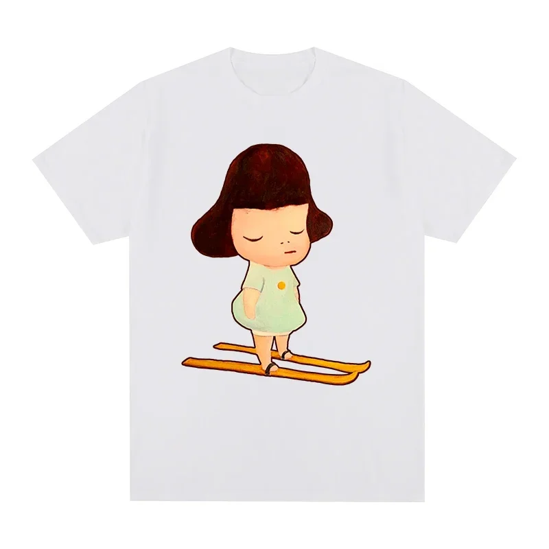 Yoshitomo Nara kaus Hip Hop pria wanita, t-shirt baru trendi