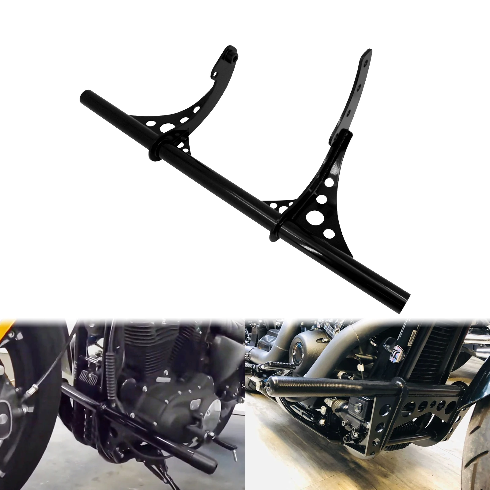 Barra de choque de parachoques delantero de motocicleta, Protector de motor para Harley Softail Low Rider Street Bob FXBB FXLR 2018-Up, barra protectora de carretera