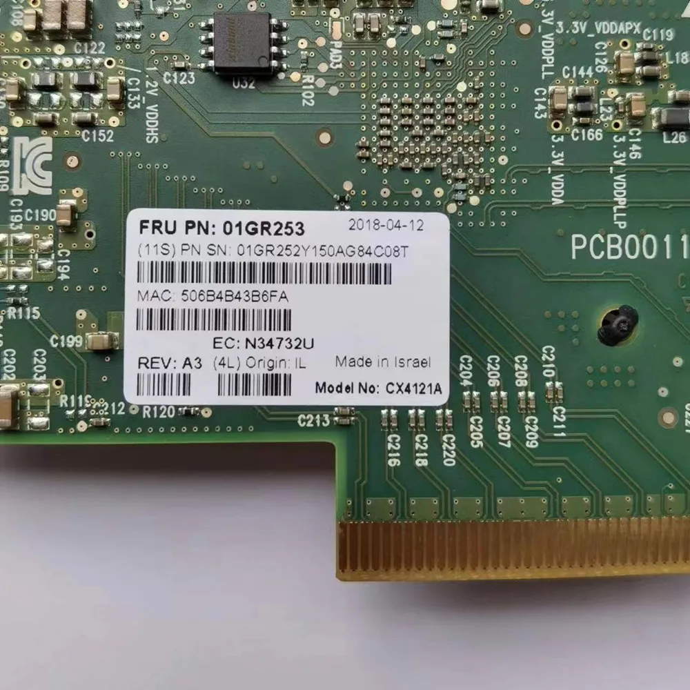 TT per Mellanox CX4121A-XCAT 01 gr253 10/25G adattatore di rete in fibra ottica a doppia porta Fast Ship