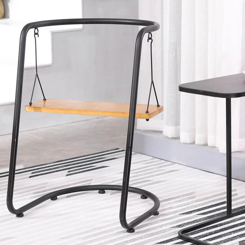 Simple wrought iron chairs Nordic online celebrity chairs home artistic personality dining chair ideas