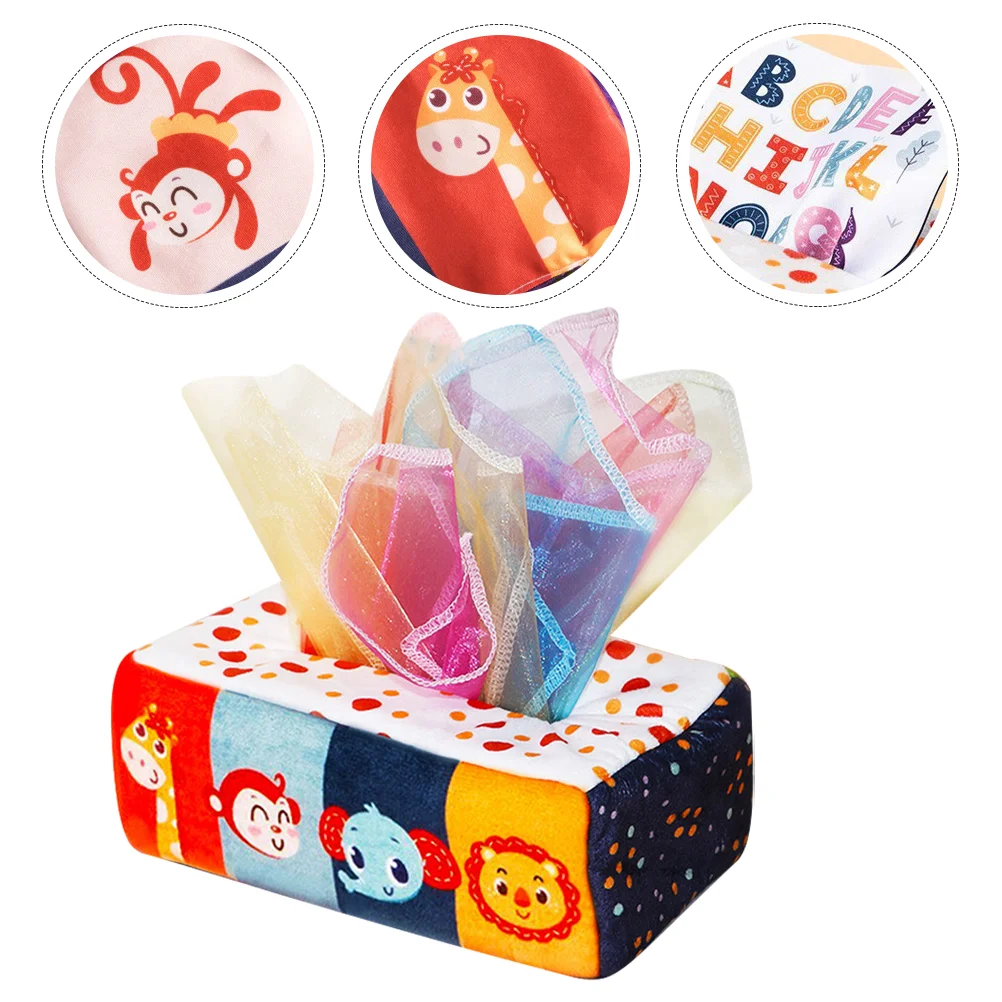 

Soothing Paper Box Baby Sensory Toy Supply Toddler Toys Newborn Anti-tear Tissue Hand