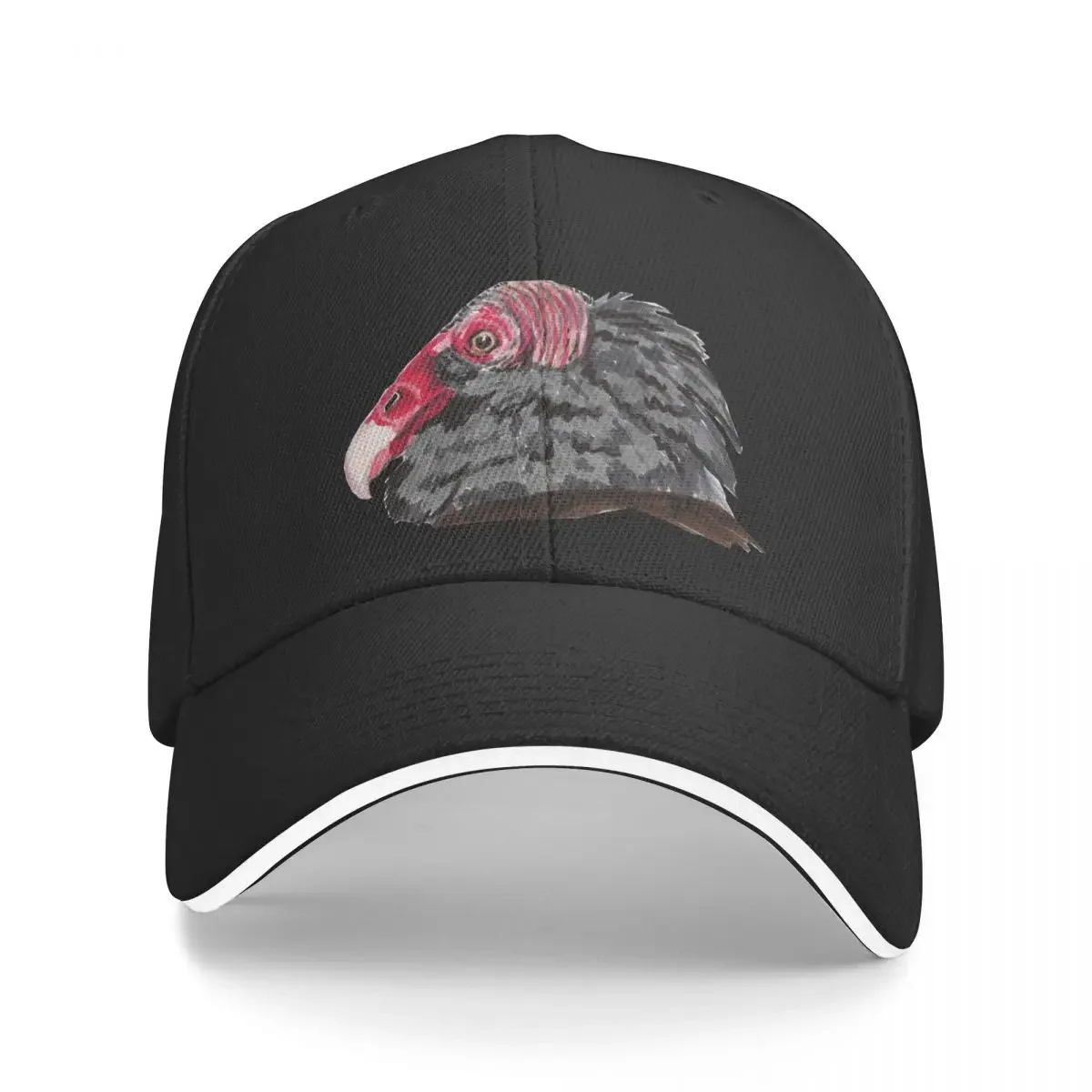 

Turkey Vulture portrait Baseball Cap Hat Luxury Brand custom Hat Hip Hop Woman Hats Men's