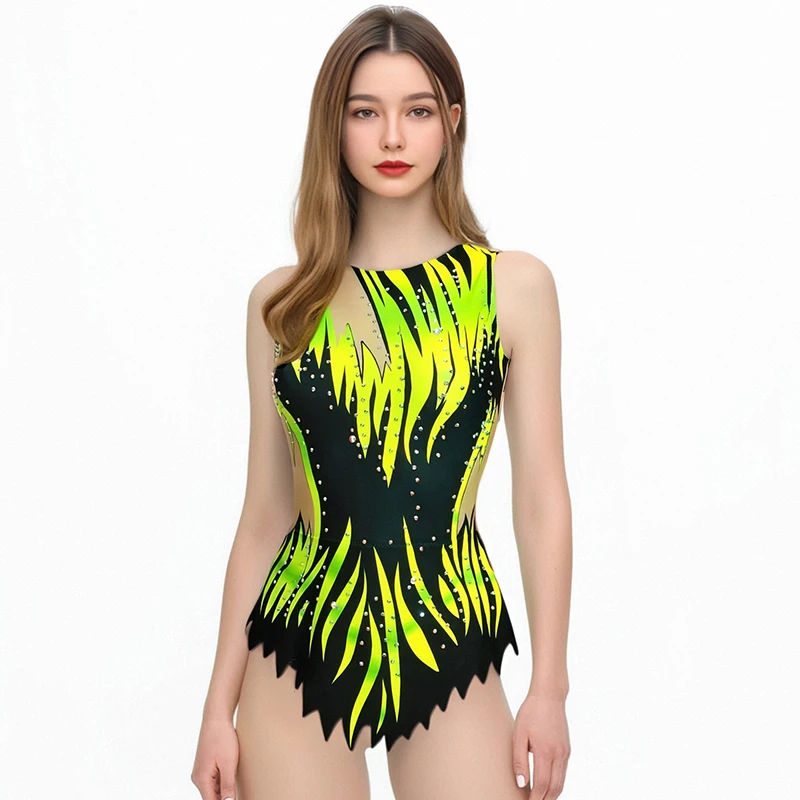 

LIUHUO Acrobatics gymnastics leotards Competitive Cheerleading Performance For Children