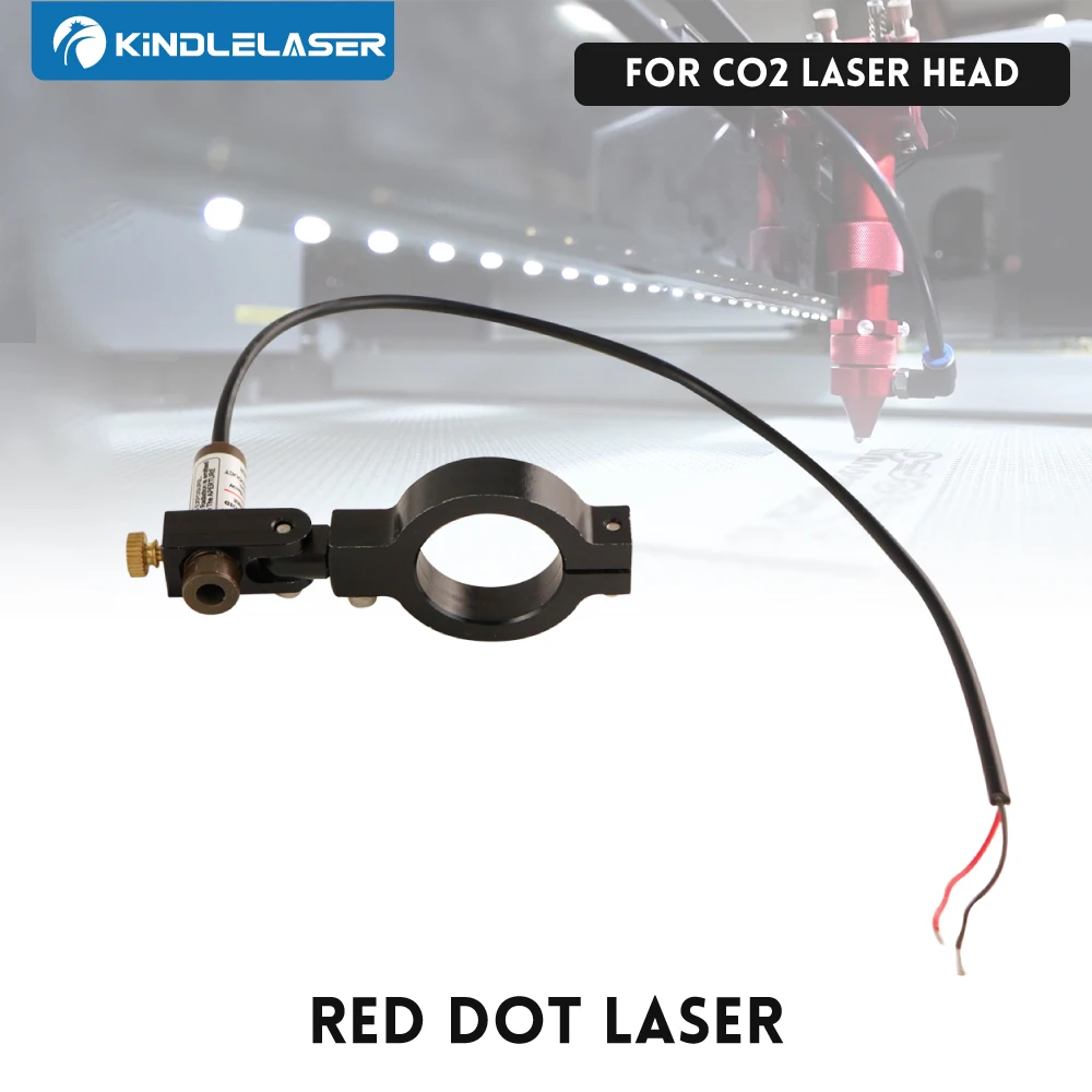 Modulo diodo Kindlelaser Nuovo stile Dispositivo punto rosso Posizionamento DC 5V per testa di taglio per incisione laser Co2 fai-da-te