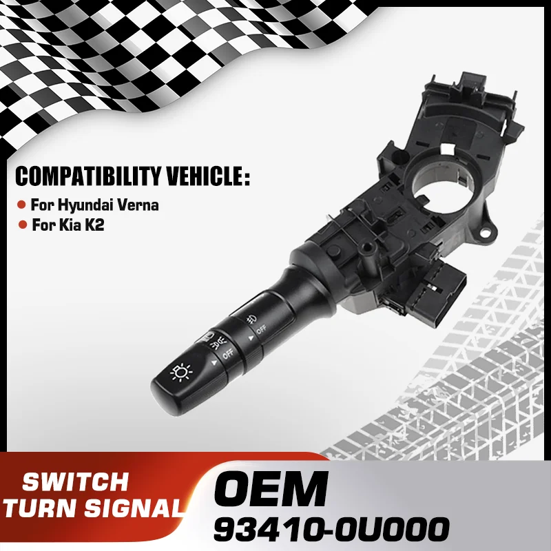 

93410-0U000 Car Turn Signal Steering Column Stalk Indicator Light Switch For Hyundai Verna Kia K2 93410-1R530 934100U000