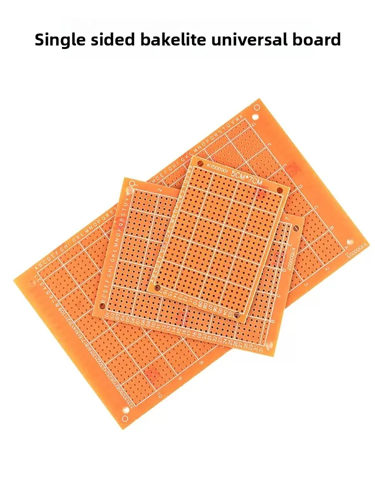 

Bakelite Universal Circuit Board 2.54mm Single Sided 5x9x15cm PCB