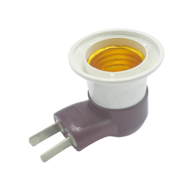 LED Light Lamp Bulbs Socket Base Holder EU/US Plug Adapter /OFF Switch White