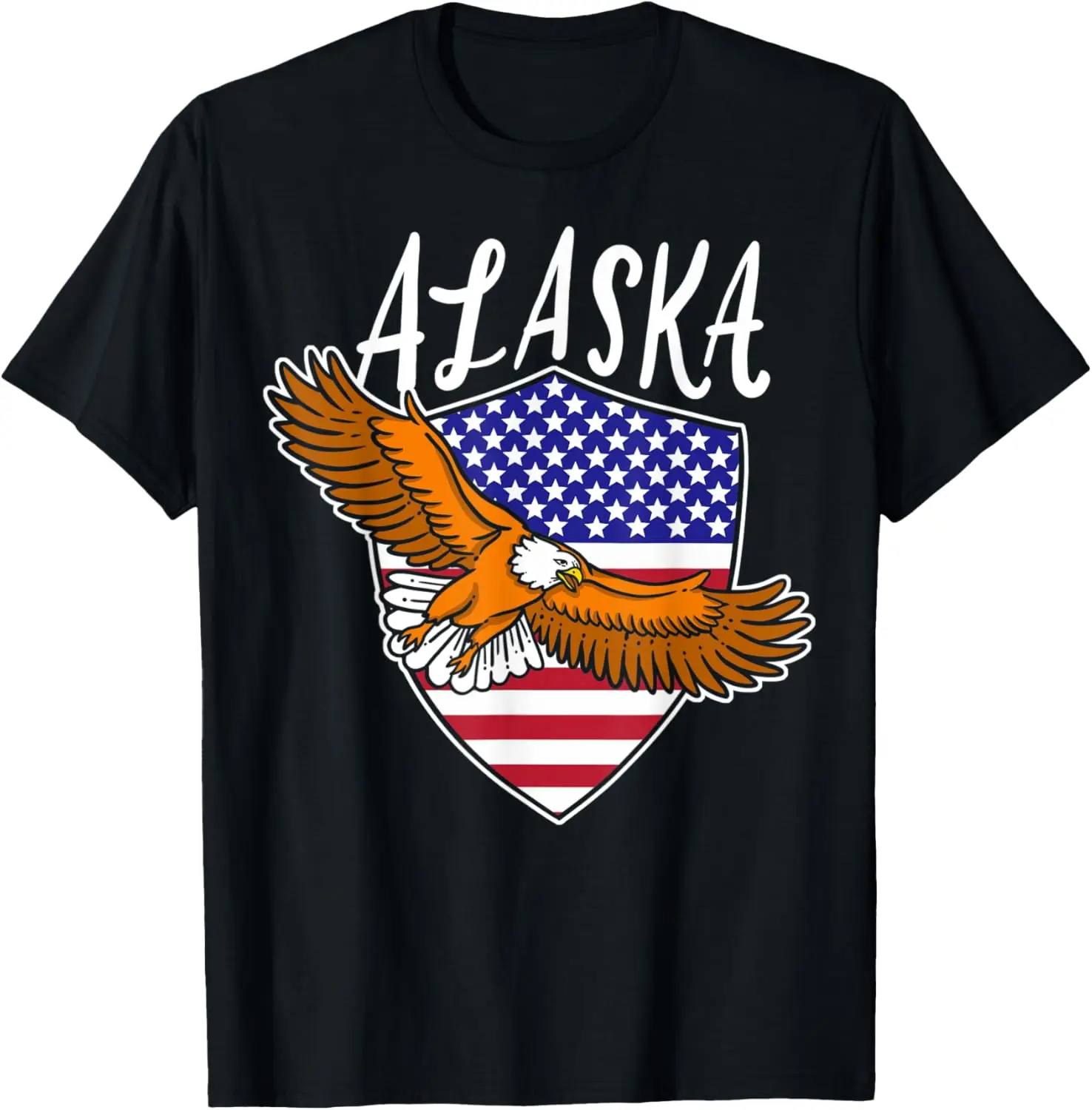 

Alaska USA Flag Eagle T-Shirt