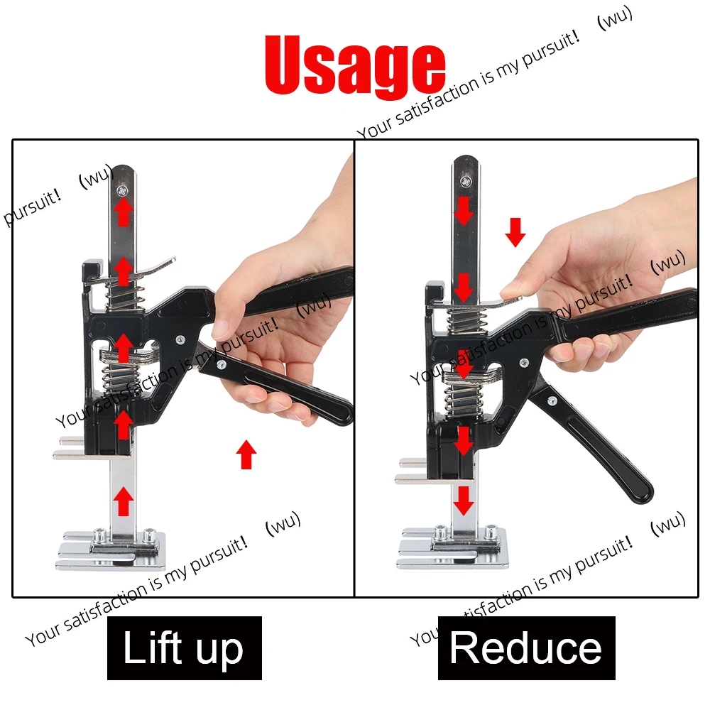 Cabinet manual lifting tools, labor-saving arm jack, tile height adjuster
