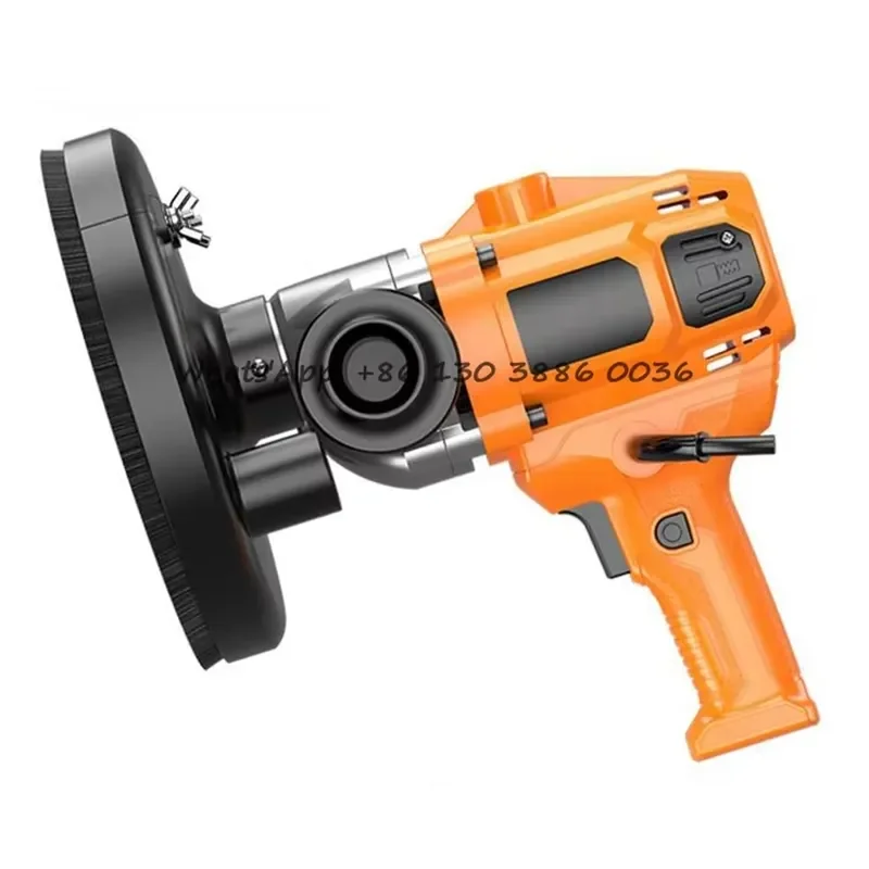 Portable Handheld Concrete Wall Grinder Strong Cement Putty Grinding Machine Adjustable Speed High Quality Power Tool for