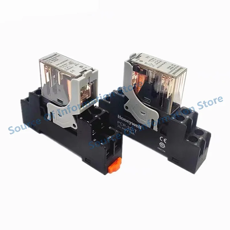 

10Pcs CR-2C DC24V(X)AC230V(XJ) Intermediate Relay with Lamp PCR-2C-T Base for Electrical Engineering