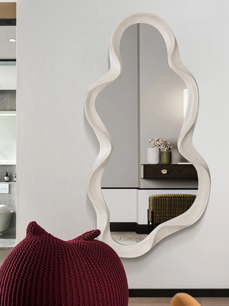 

American decorative mirror, art living room, wall-mounted sink, bathroom mirror, irregular makeup mirror, creative special-shape