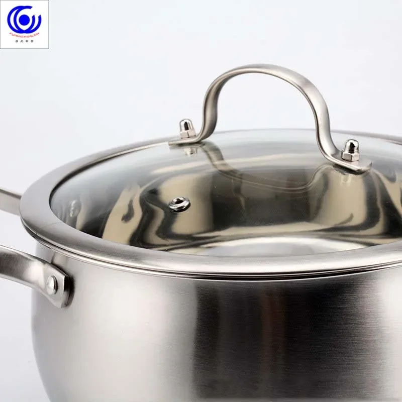 Original Stainless Steel Pots, Plenty Funsein Pot Home Pf2019006 Bottom, Ce Eu Soup, Ciq Soup Stock Pots, Surprise Price, 18cm