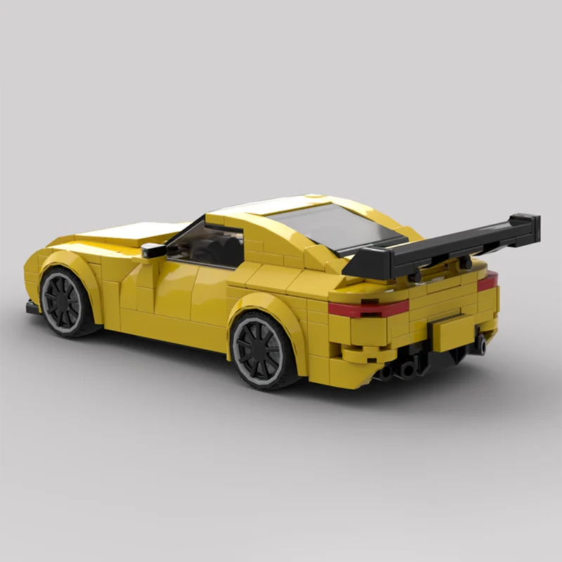 340개 MOC 메르세데스 AMG GT 블랙 시리즈 시티 챔피언즈 슈퍼카 블록 생일 창의적인 크리스마스 장난감 선물