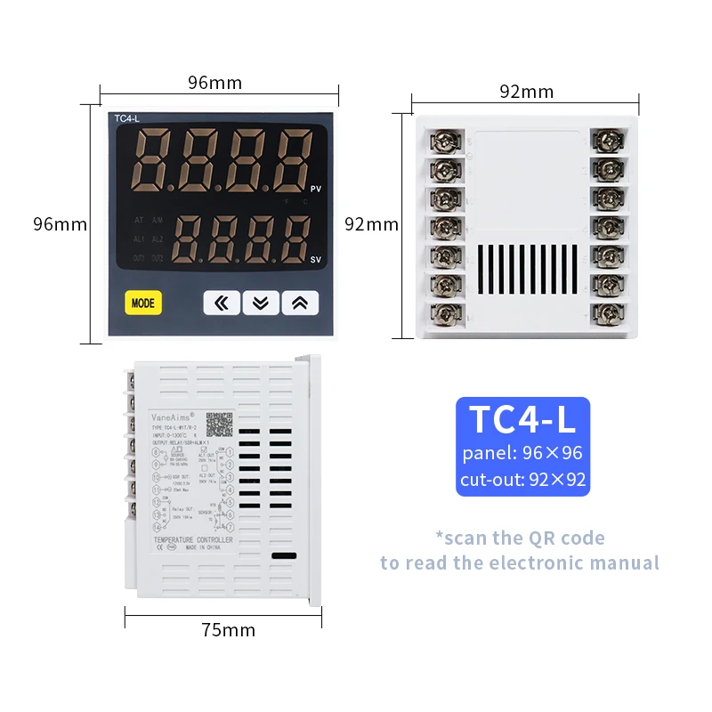 Variant: TC4-L 96x96mm