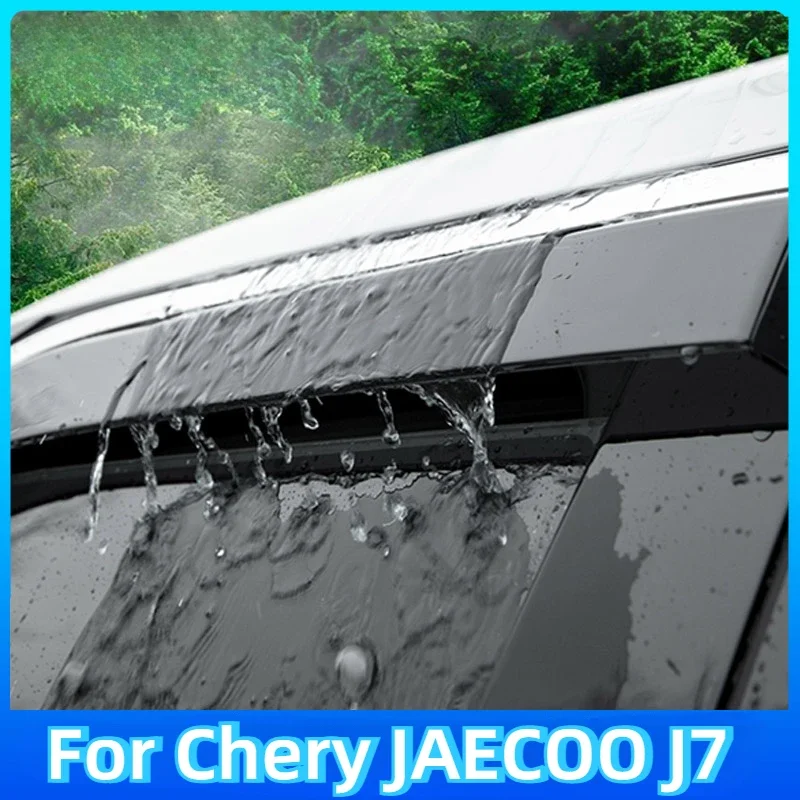 For Chery JAECOO J7 Rain and Shine Window Yumei Original Modified Accessories Glass Waterproof Rain Shield Modified Accessories