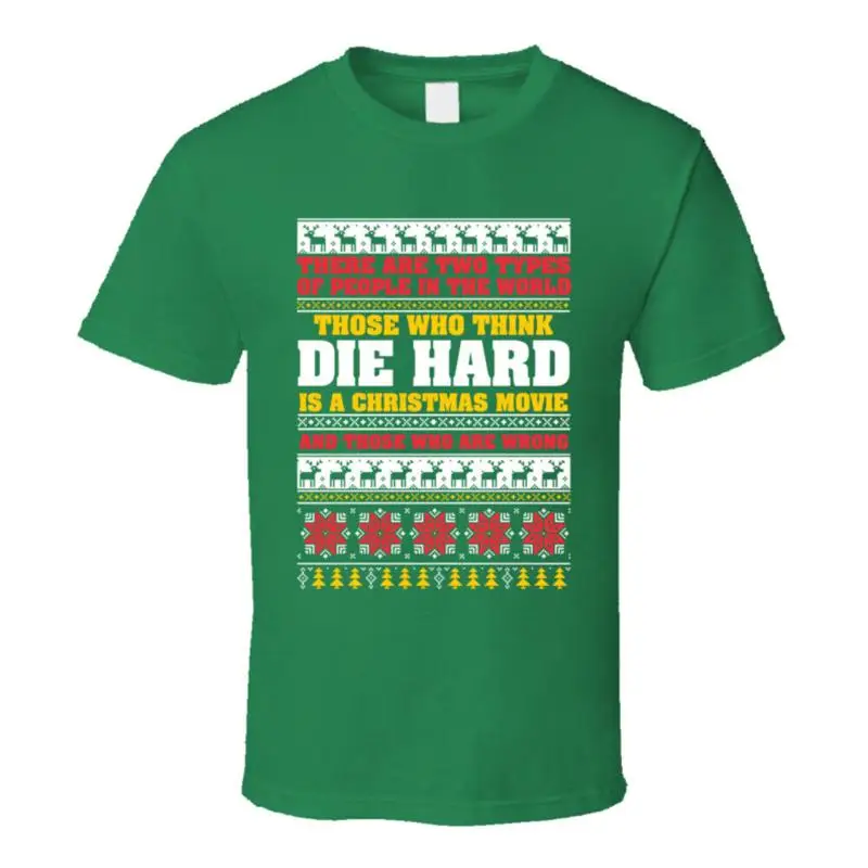 

Die Hard Parody Ugly Christmas Sweater Funny Movie T Shirt