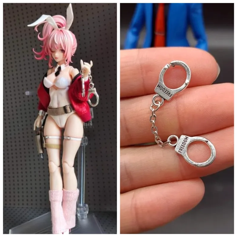 Figurines d'action à l'échelle 1/12 de haute qualité, accessoires de scène corporelle, menottes, modèle de manchettes de pied pour modèle de figurine d'action de 6 pouces