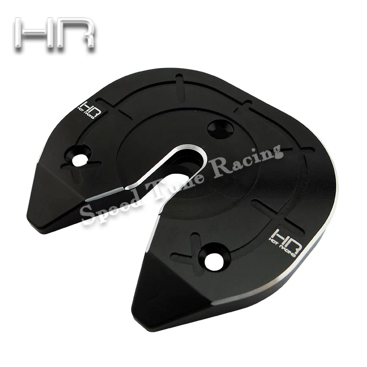 HOT RACING Aluminum 5th Wheel Coupler Black TTF330FW01 for Tamiya 1/14 MFC King/Grand Hauler Scania 620 Replace 10225105 X3