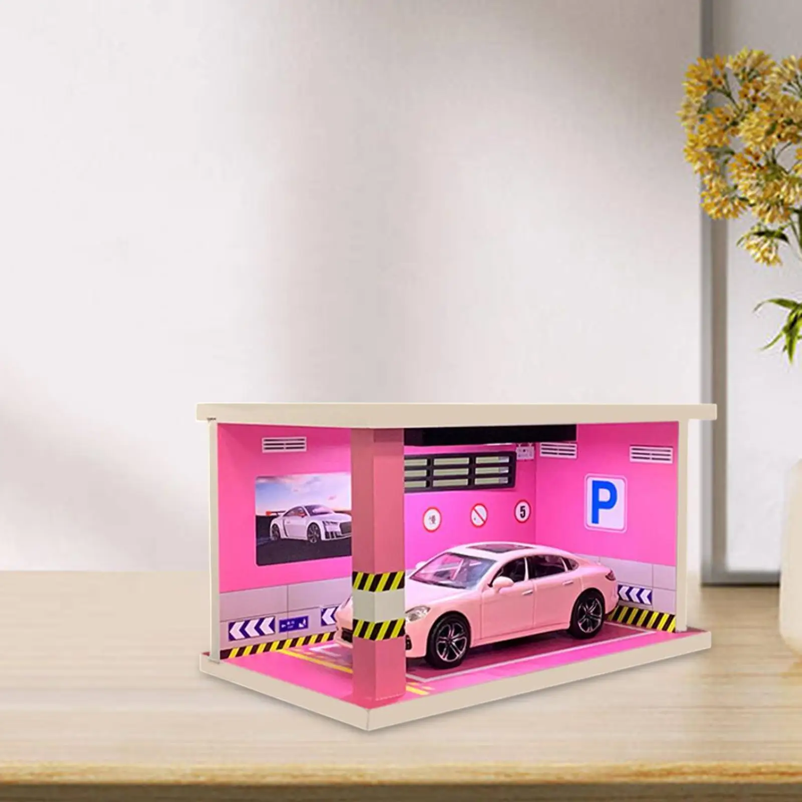 

Display Case for 1/32 Scale Cars Collectibles Protection Diecast Car Parking