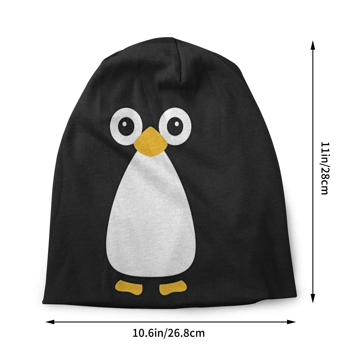 Bonnet Hats Men Women's Thin Skullies Beanies Hat Cute Vector Penguin Autumn Spring Warm Cap Hip Hop Caps