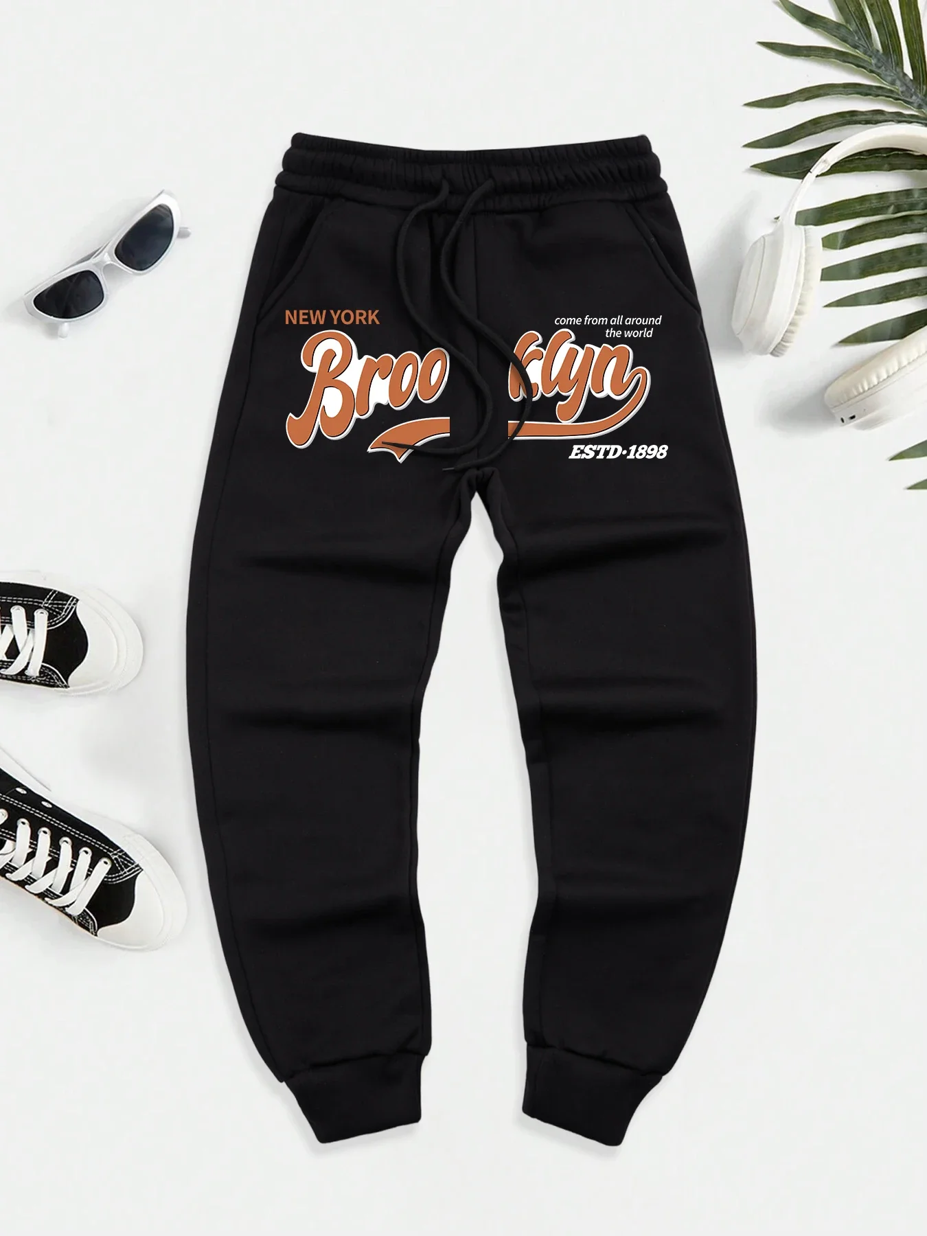 

Мужские и женские спортивные брюки Four Seasons, новые спортивные штаны высокого качества, модная повседневная спортивная одежда, брюки, спортивная уличная одежда Y2k