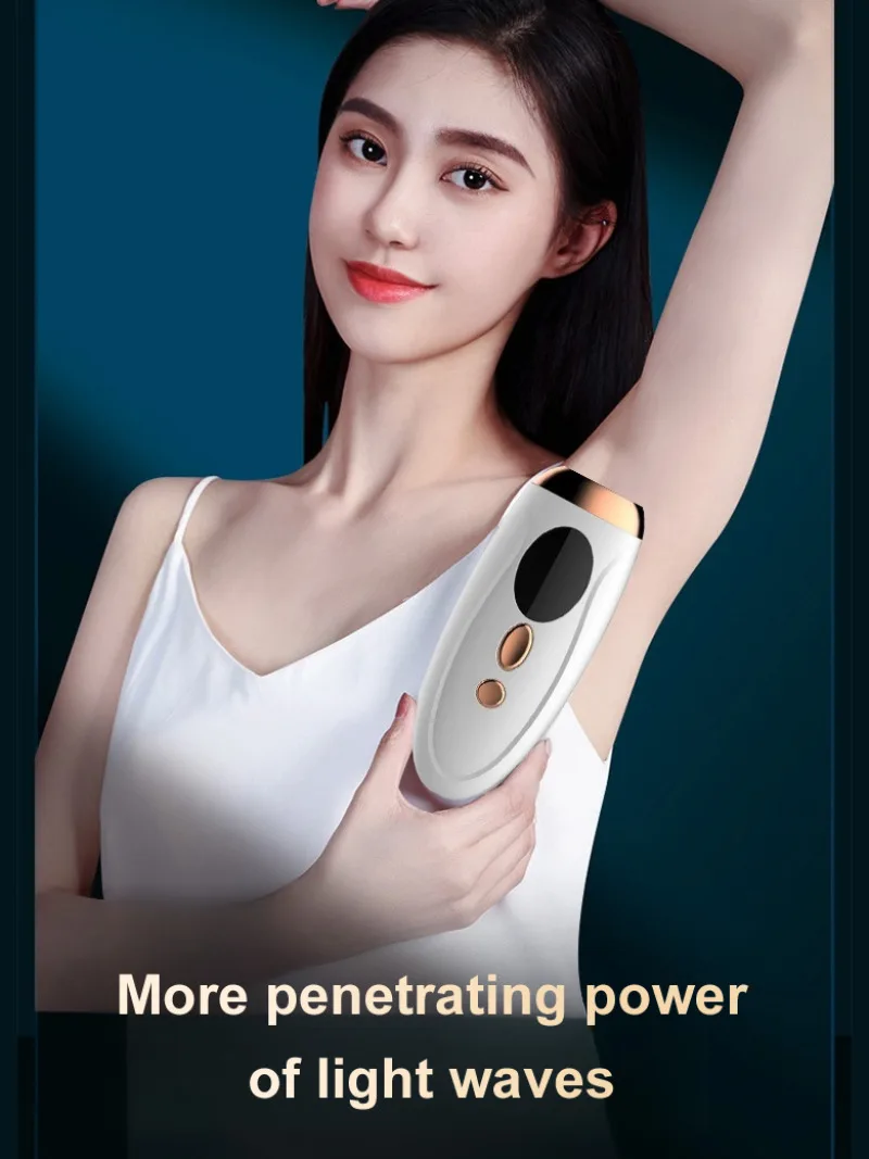 Home Portable Laser Whole Body Shaver Painless Photorejuvenation Pulse Laser Hair Removal Device