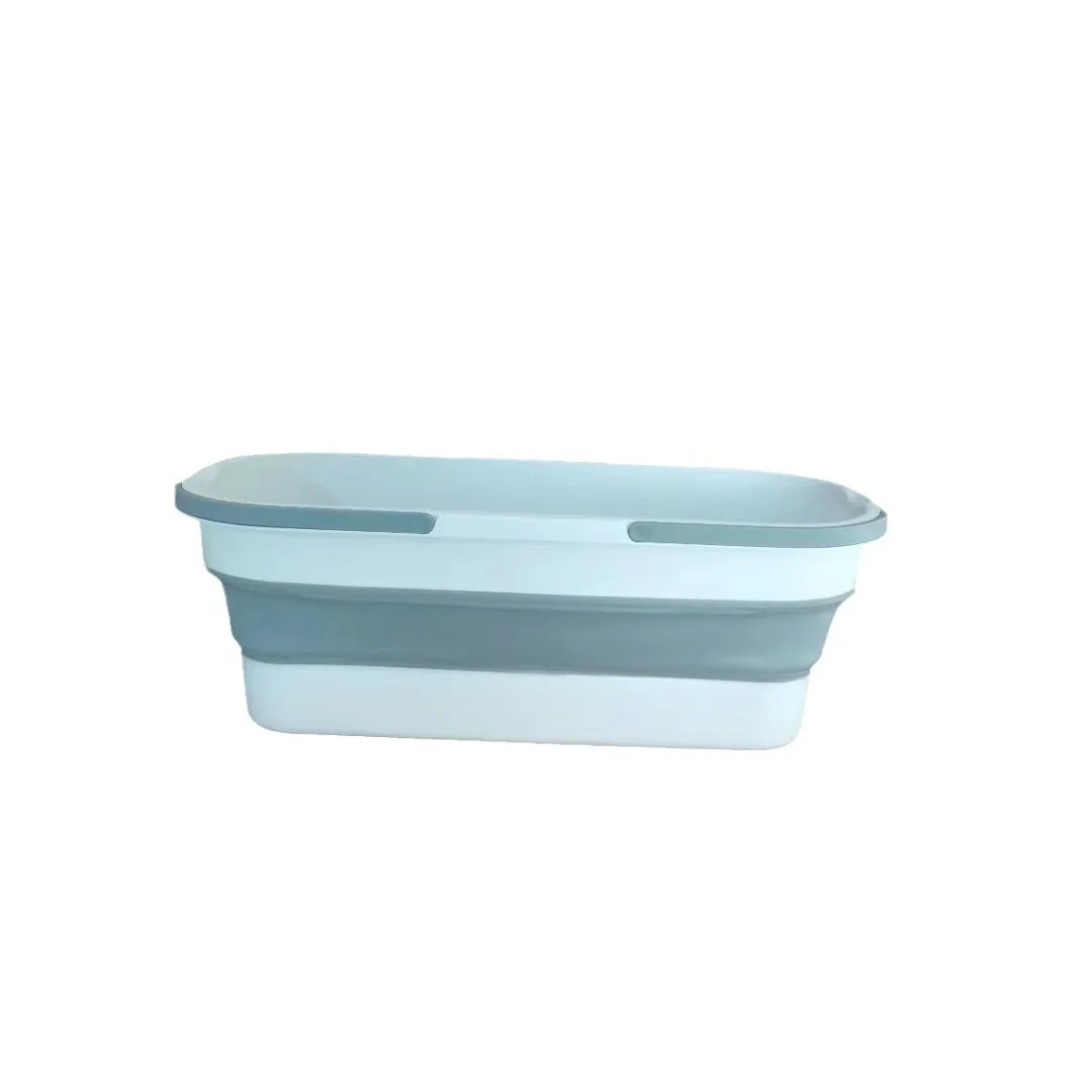 

Home Foldable Bucket - Mop Cleaning & Storage Bucket for Bathroom, Multiuse as Fishing Bucket