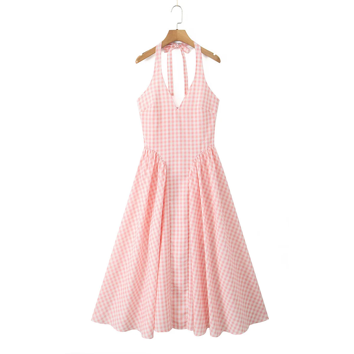 

2024 new women pink dres shigh quality silk dress for women