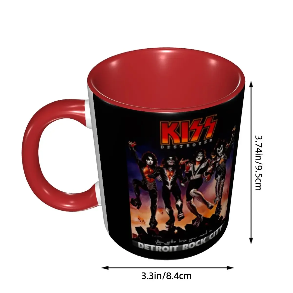 Heavy Metal Band Kiss Band Rock Mug Custom Ceramic Coffee Mug Creative Gift