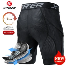 X-TIGER Cycling Shorts Breathable Mesh Cycling Underwear Gel Pad Shockproof MTB Bike Shorts Bicycle Underwear