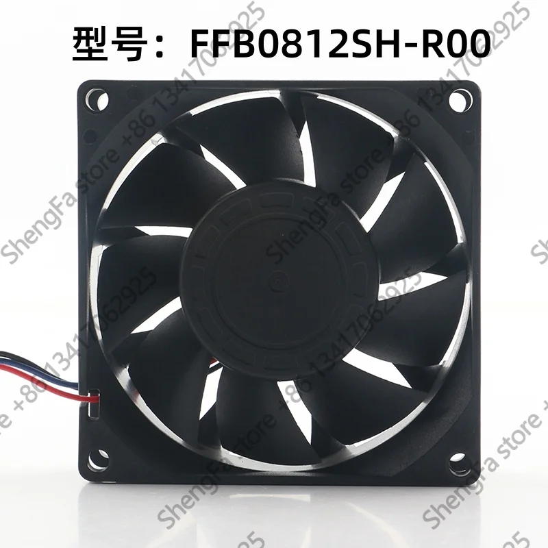 Cooling Fan Delta 24V 48V 8025 8CM 80X80X25MM PWM Temperature Control Chassis Ball Game Console FFB0812SH-R00 DC 12V 0.60A