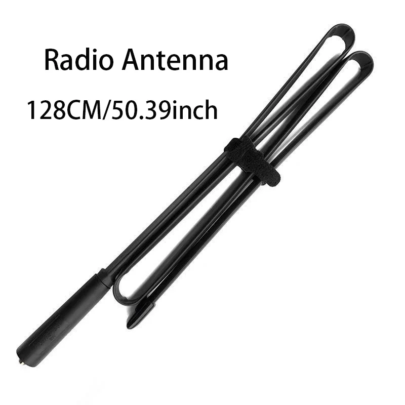 128 см/50,39 дюйма Военная тактическая радиостанция дальнего действия Антенна рации Любительская радиостанция УКВ УВЧ антенна CS Складная антенна
