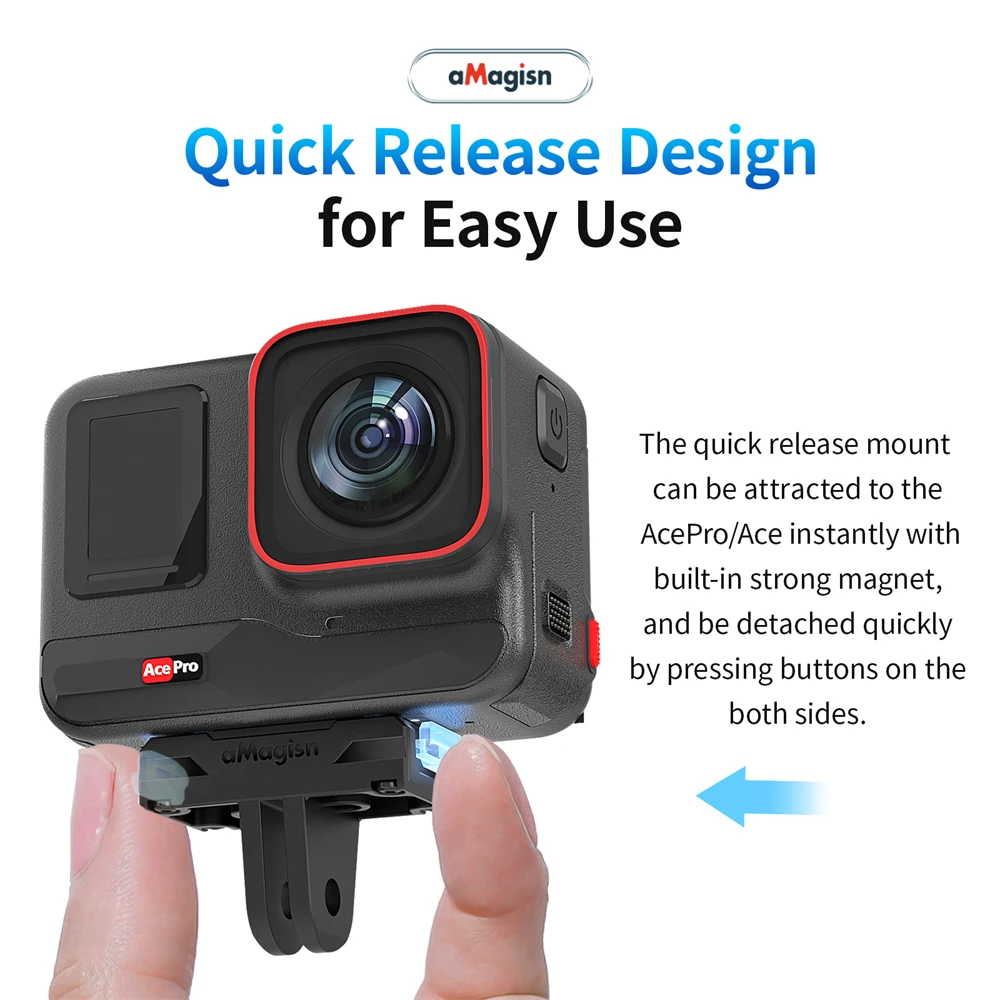 

Suitable for Insta360 Ace Pro /Ace magnetic quick release base mount sports camera accessories