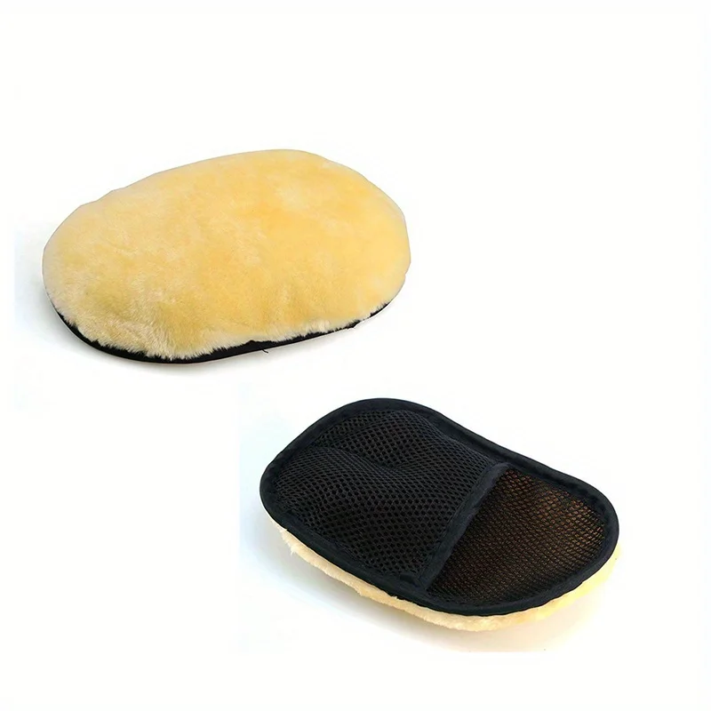 Experience the Ultimate Car Cleaning with our Amazingly Soft Wool Gloves - 15*24cm Size for Easy Use!