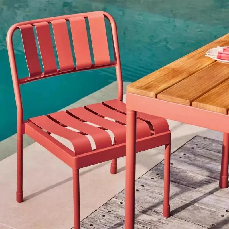 

Outdoor Internet celebrity tables and chairs, courtyard villa garden outdoor leisure chairs, dining tables and chairs