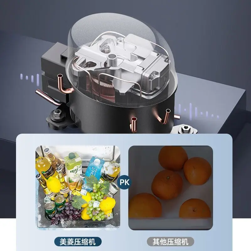 Car refrigerator compressor refrigeration 12V24V car home dual-purpose freezing and refrigeration car truck small refrigerator