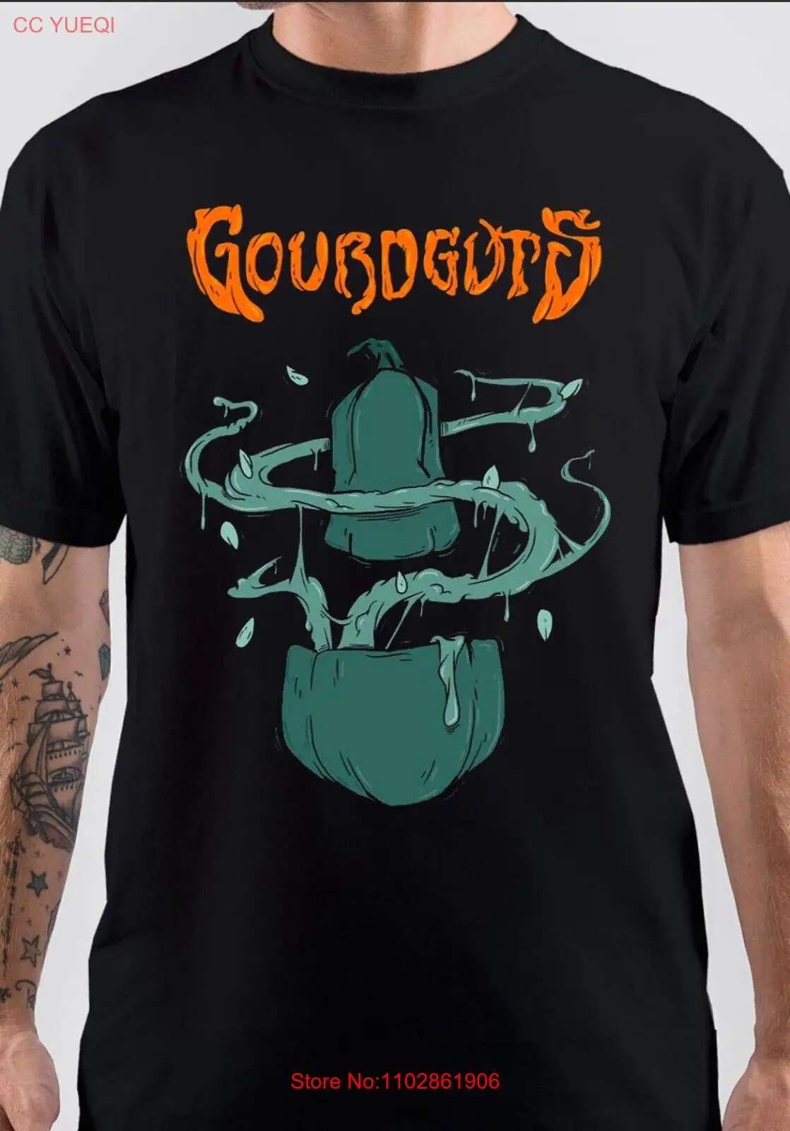 Редкая черная хлопковая рубашка Gorguts Band, размеры от S до 4XL, подарок для фаната BL121