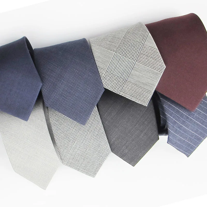 

Элегантные клетчатые полосатые шерстяные галстуки, серый бордовый галстук для бизнеса, свадьбы, вечеринки, рубашка, костюм, воротник, аксессуары, подарки