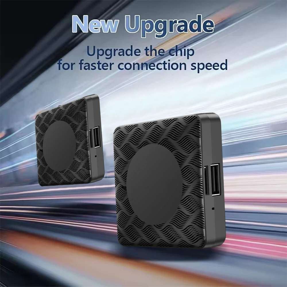 2025 3 في 1 CarPlay Ai Box Android Auto Aadpter Smart TV Box 2+16GB Youtube Netflix Video لـ 99% من سيارات Carplay السلكية