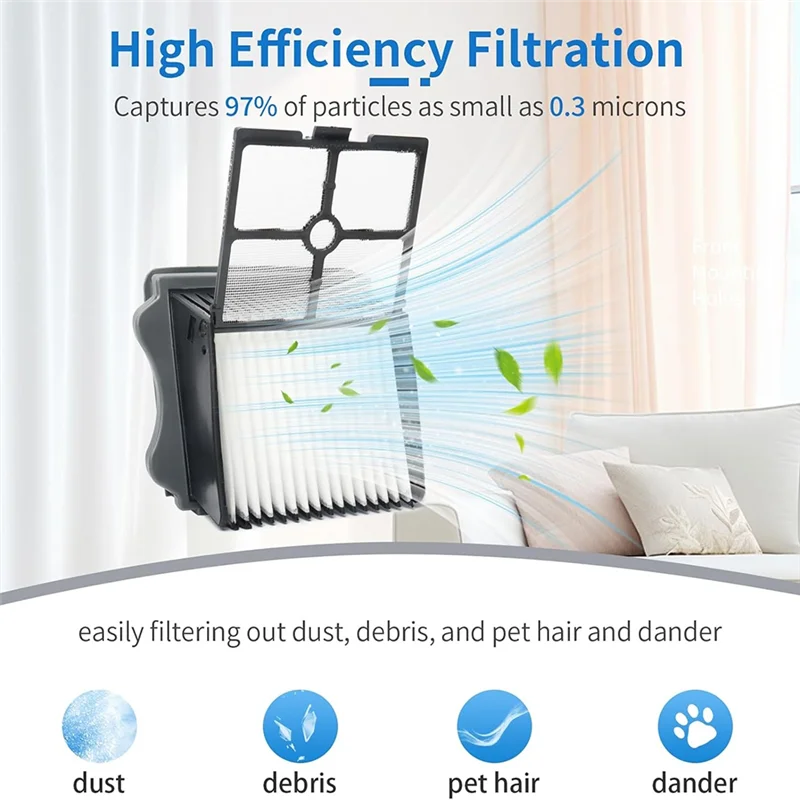 لـ Tineco Floor One S5 / S5 Pro / S5 Pro 2 / S5 أجزاء مكنسة كهربائية متطرفة فرشاة دوارة رئيسية ملحقات فلتر HEPA-CLIM