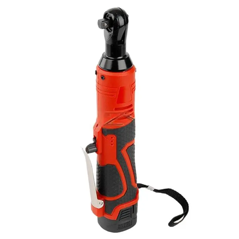 BHTS-Car Repair Tool 18V Cordless Electric Screwdriver Wrench 3/8 Inch Right Angle Ratchet Impact Drill Removal Nut
