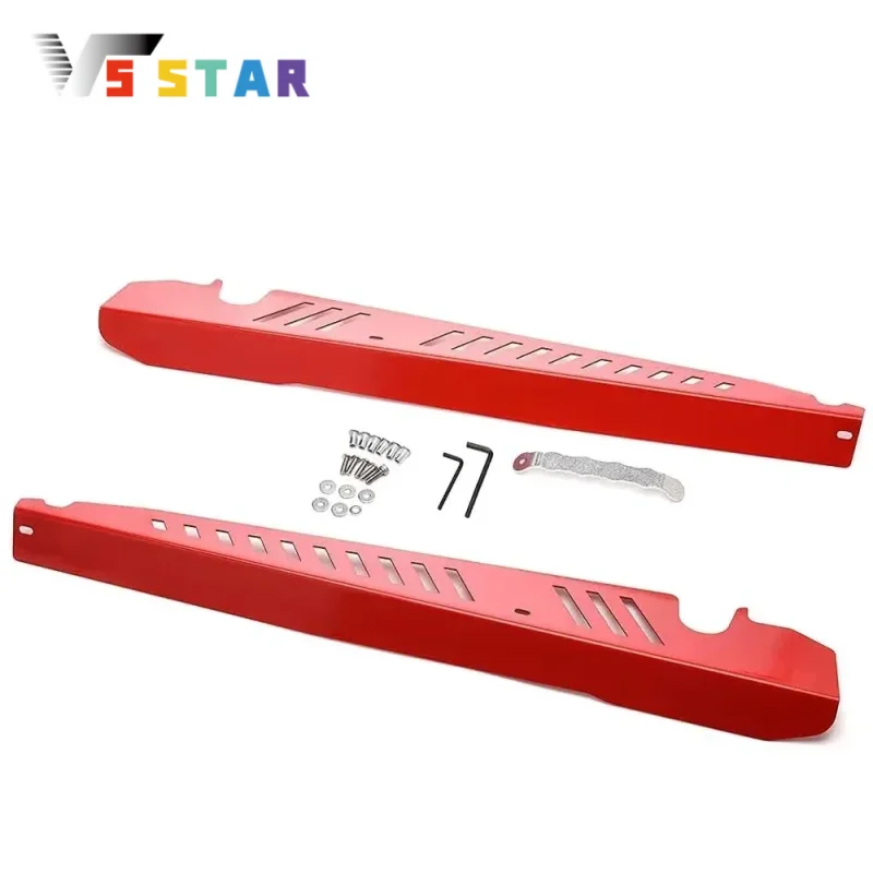 

High Quality High Performance Plate Aluminum Fender Shrouds Panel Red For 2015-2021 Subaru WRX WRX STI