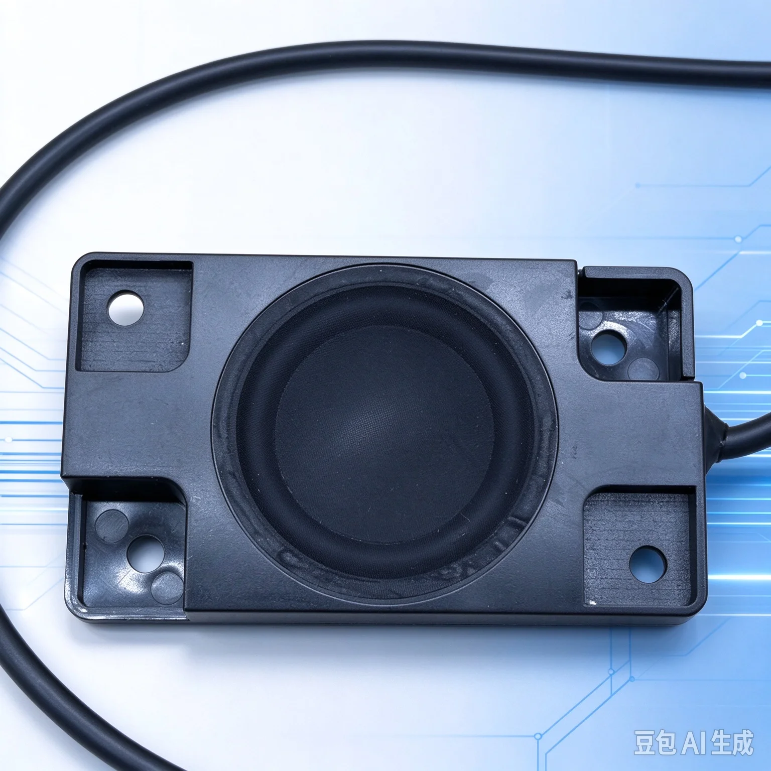 Miniature 40mm Full Range Speaker 1.6cm Thin For Advertising Machine 4Ohm 5W