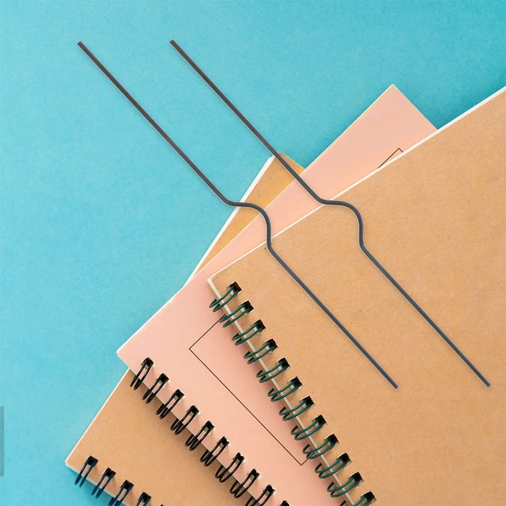 

100Pcs Wire Calendar Hangers Reliable Iron Hooks for Wall Hanging Calendars Notebooks Posters Small Binder Clip Hooks