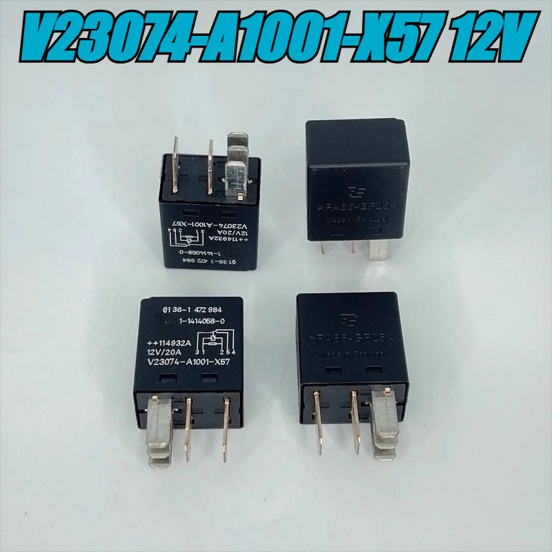 

（Brand New）1pcs/lot 100% original genuine relay:61361472984 V23074-A1001-X57 12V 5pins 1-1414058-0 Automotive relay