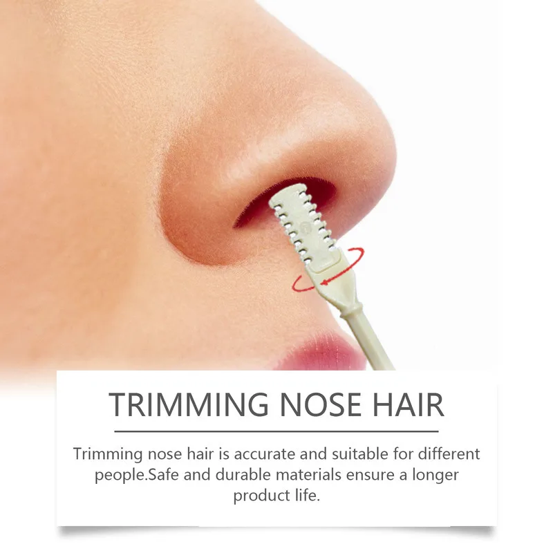 ポータブル鼻毛トリマー 多機能鼻毛リムーバー 安全で耐久性のある素材 長い耐用年数 優しいケア