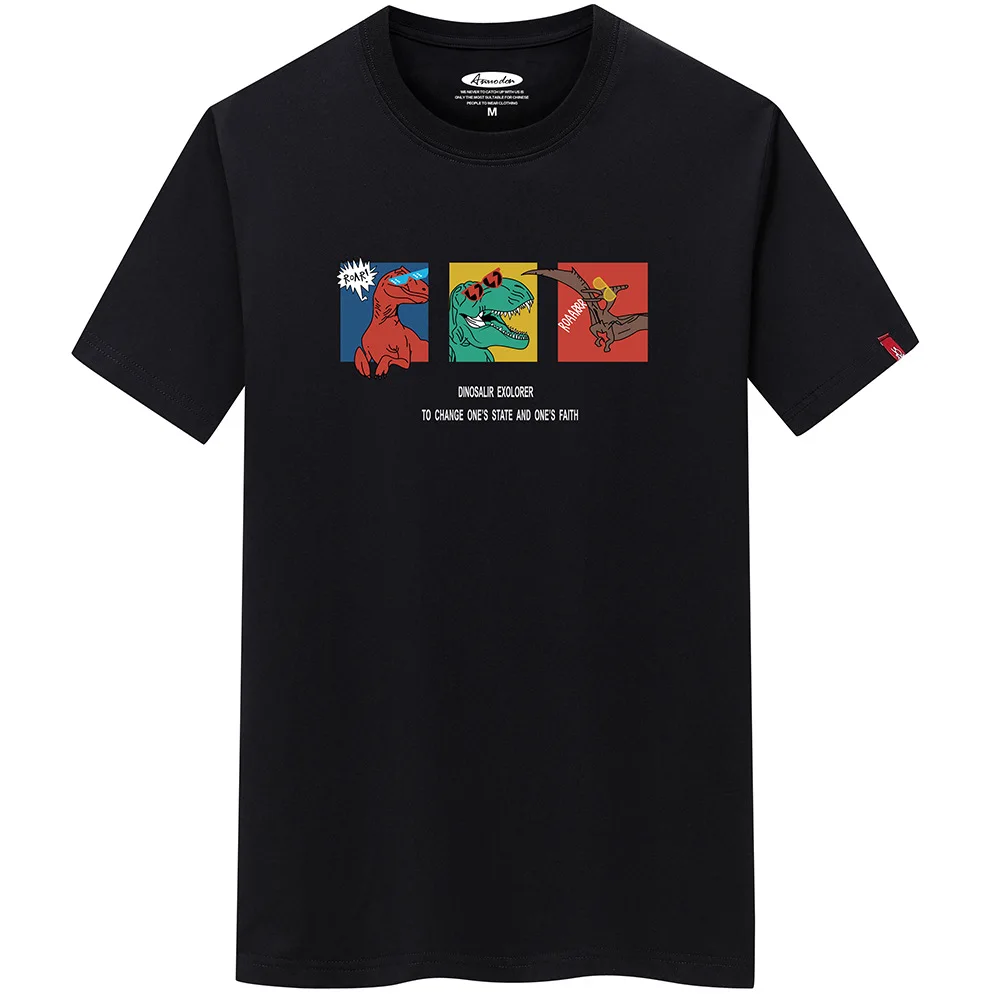 JFUNCY plus Size Men's T-Shirt Summer Short Sleeve Cotton Tee Customizable Design Hand-Painted Unique Fashion Casual Wear