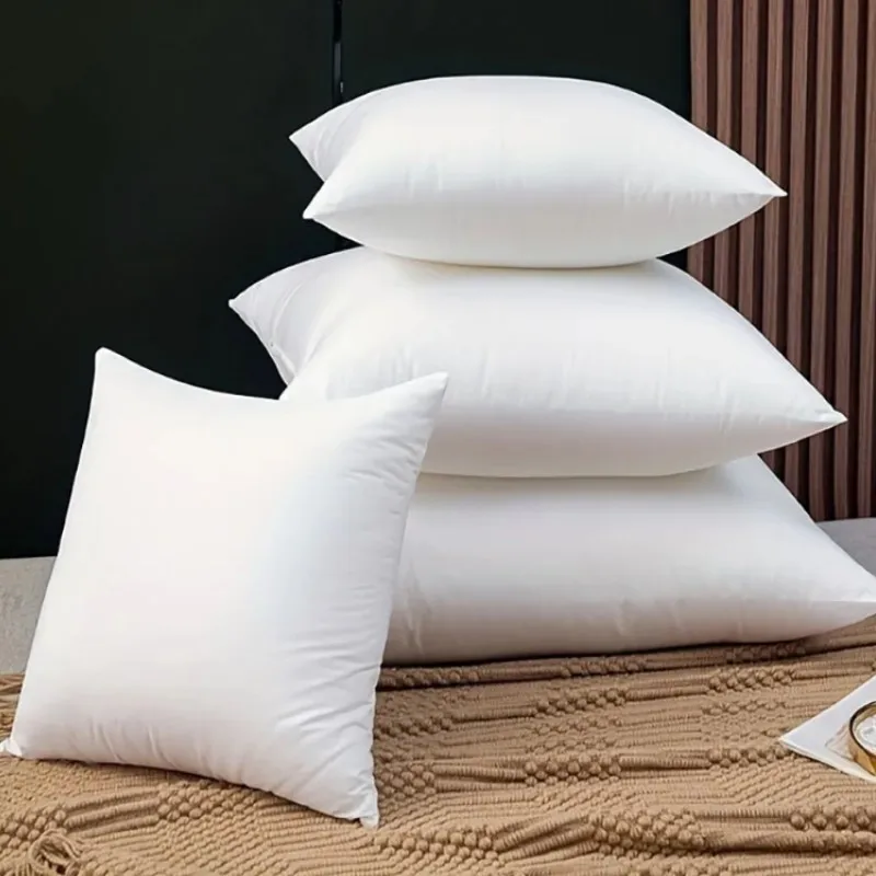 1/2PCS 30x50cm 45x45cm 50x50cm Weiße Wurfkisseneinsätze Dekorative Kissenfüllung Couchkissen für Wohnzimmer Flauschige Kissen